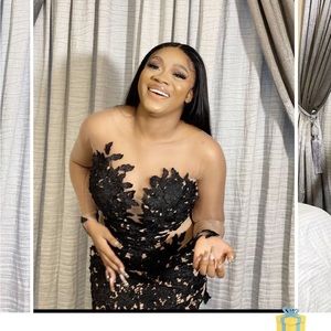 PROMSTYLE Brand New Lace Bodycon Sheer Dress